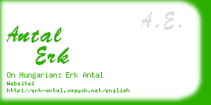 antal erk business card